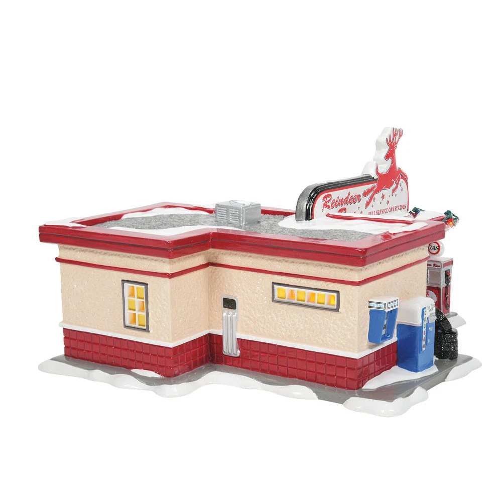 Reindeer Gas Station By Department 56 4 Reindeer Gas Station By Department 56