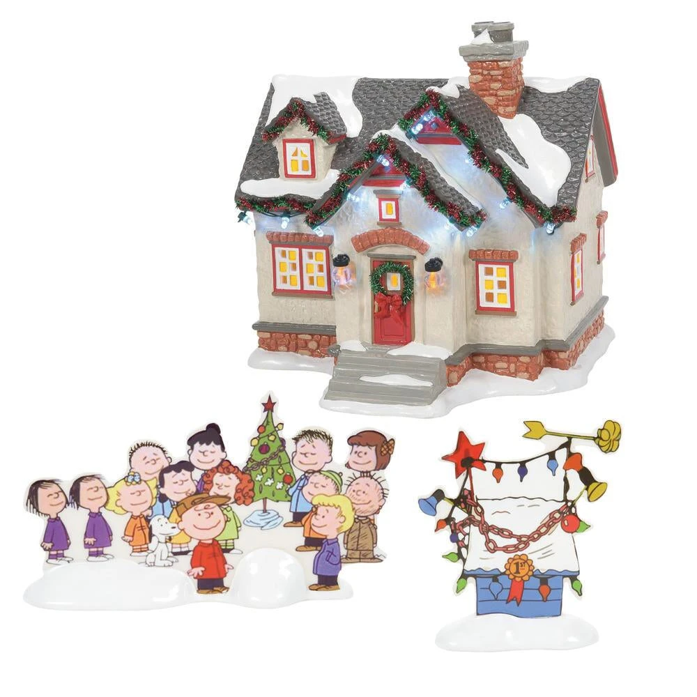 Department 56 The Peanuts House By Dept 56 Snow Village 3 Department 56 The Peanuts House By Dept 56 Snow Village