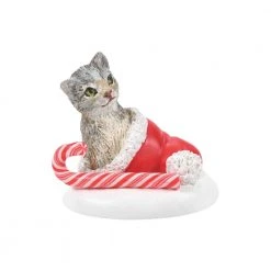 Department 56 Candy Cane Kitten Surprise From Dept 56 Snow Village