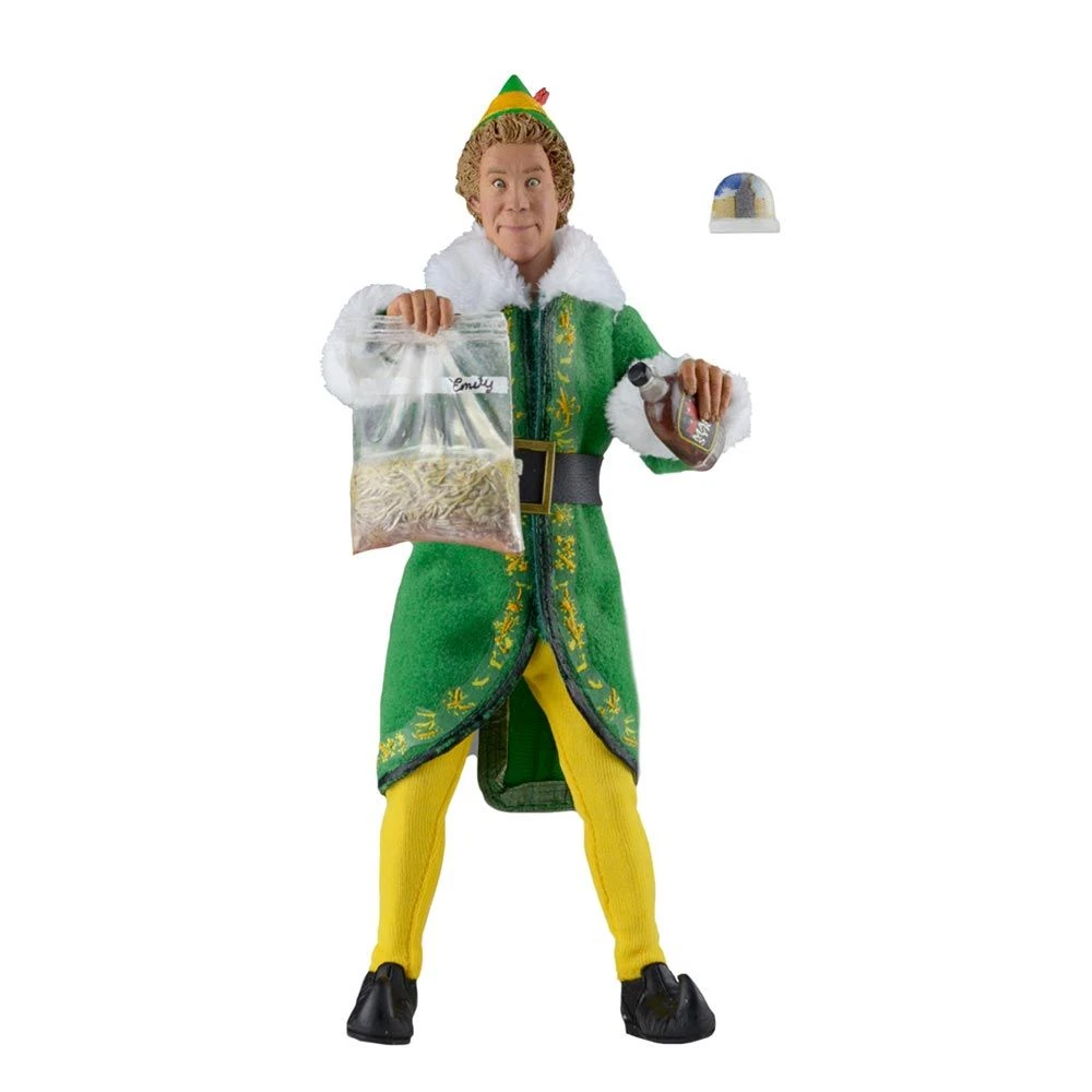 Neca Action Figures Buddy The Elf 8" Clothed Figure From Elf The Movie 3 Neca Action Figures Buddy The Elf 8" Clothed Figure From Elf The Movie