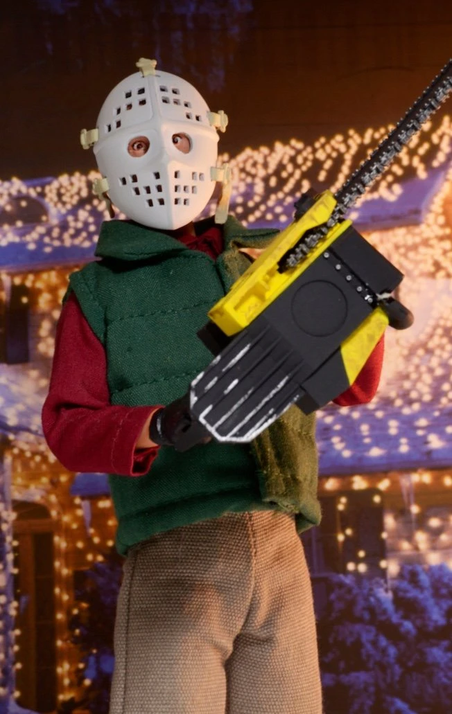 Neca Chainsaw Clark Clothed 8" Figure From Christmas Vacation 6 Neca Chainsaw Clark Clothed 8" Figure From Christmas Vacation
