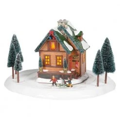 Department 56 *RETIRED* Winter Wonderland Cabin From Dept 56 Snow Village