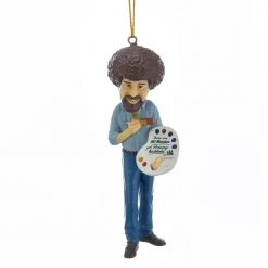 Kurt Adler Bob Ross 5" Figural Ornament