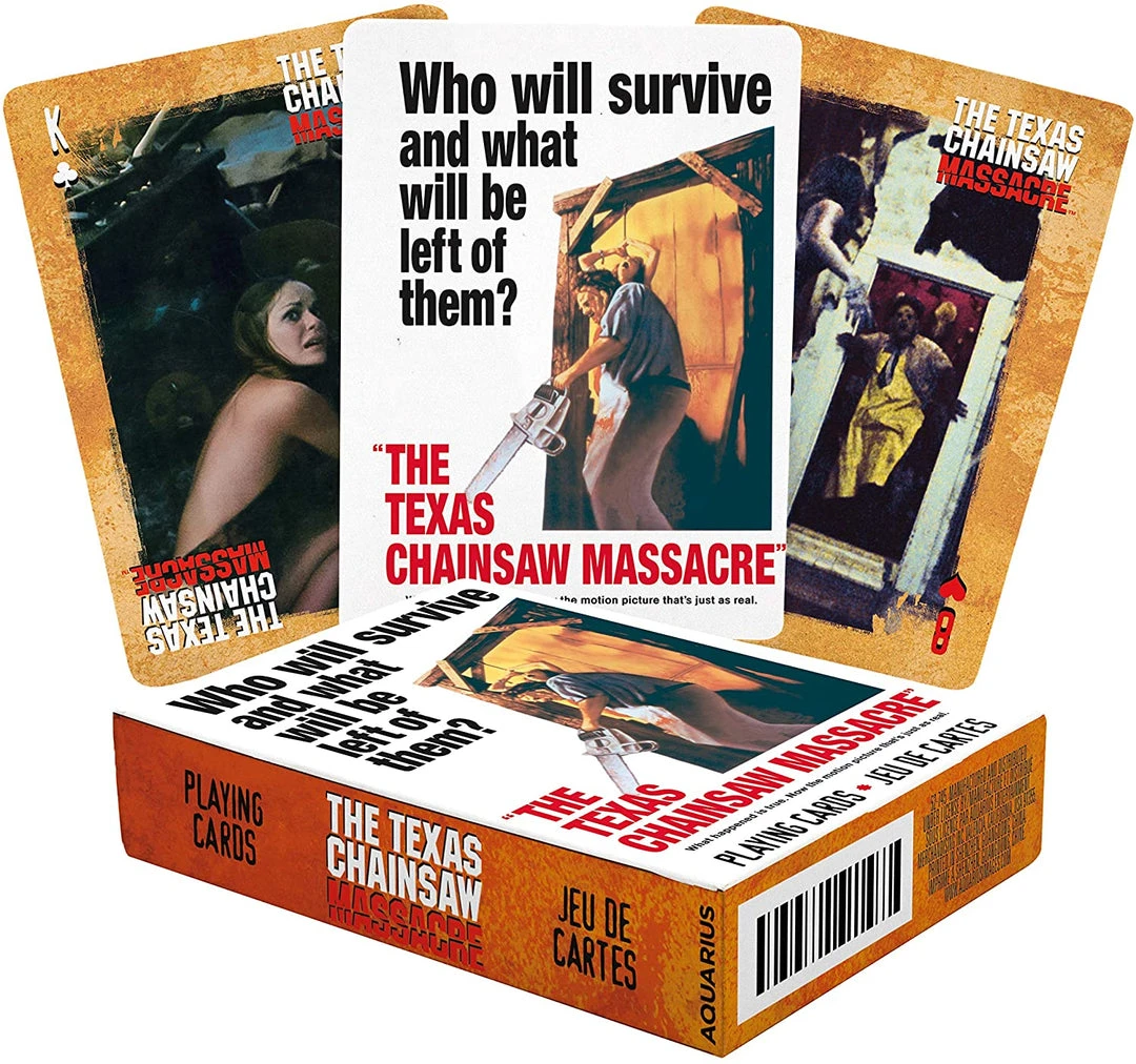 Nmr Distribution Texas Chainsaw Massacre Playing Cards 3 Nmr Distribution Texas Chainsaw Massacre Playing Cards