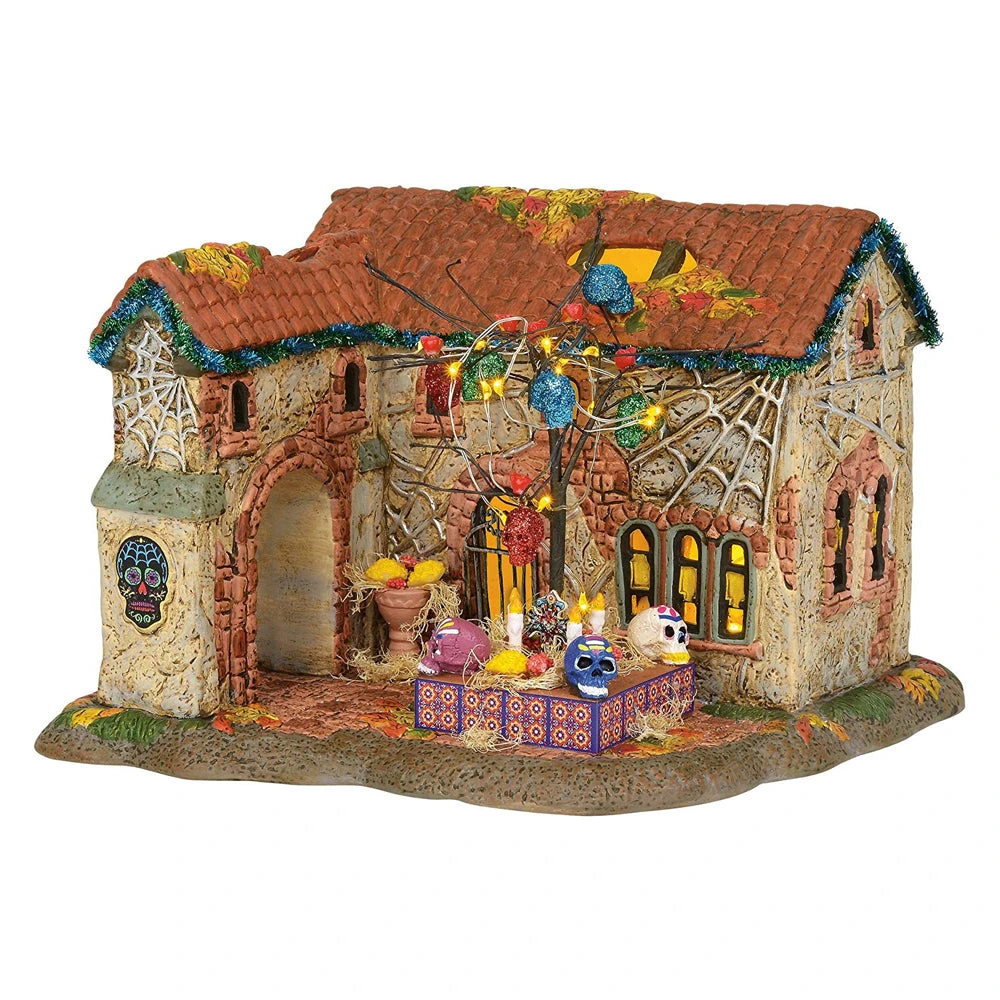 Christmas Vacation Collectibles Sales -Christmas Vacation Collectibles Sales Dept56 Hallowen Snow Village Day of the Dead House
